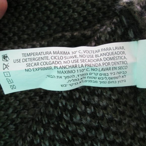 Black Tape Womens Camouflage Cardigan Sweater Size XS Pre-owned Good Con… - Picture 5 of 7